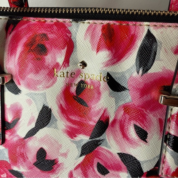 KATE SPADE New York Cedar Street Rose Maise Satchel Floral Crossbody Bag Flowers - Picture 3 of 16